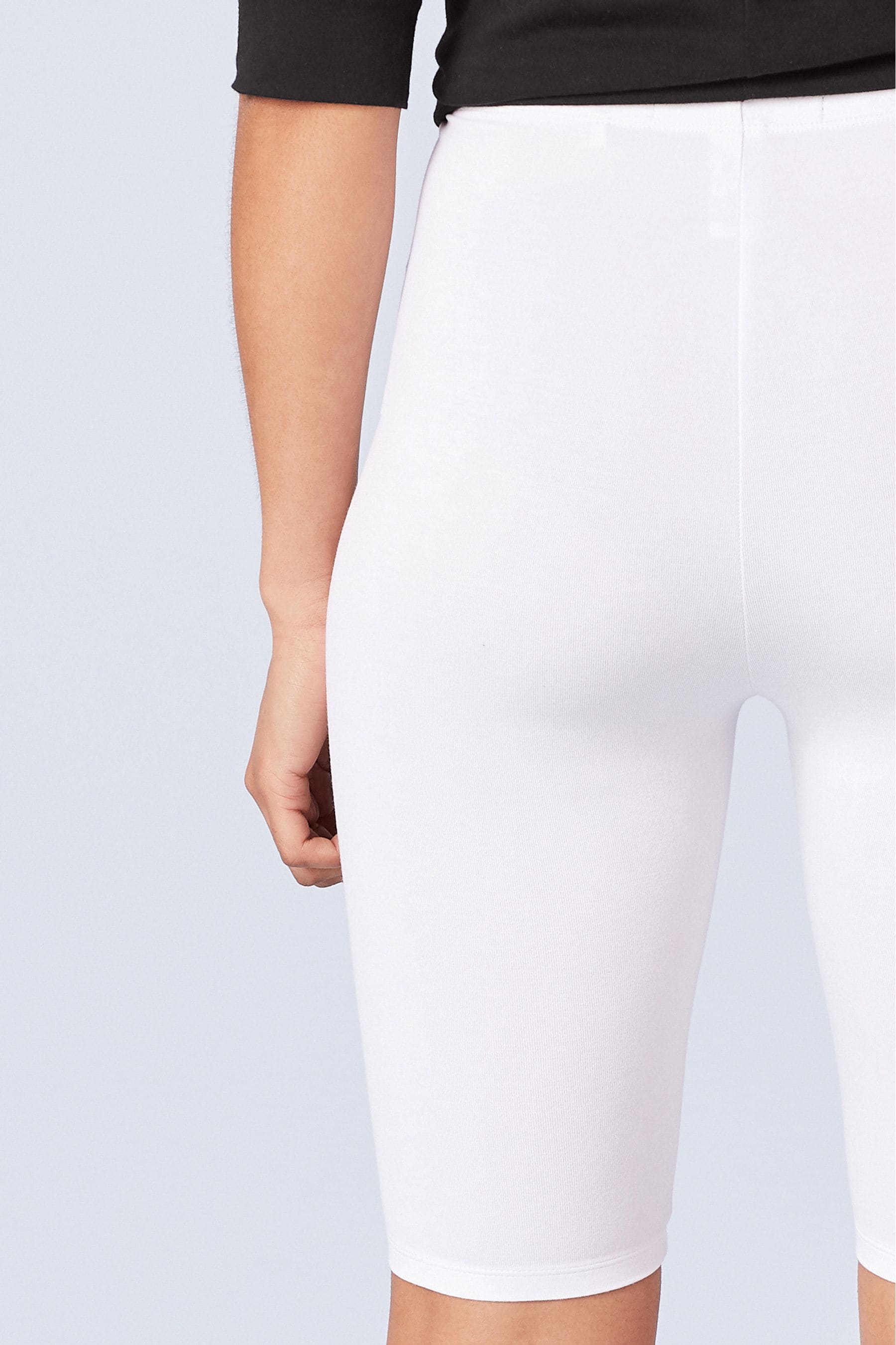 White outlet bicycle shorts