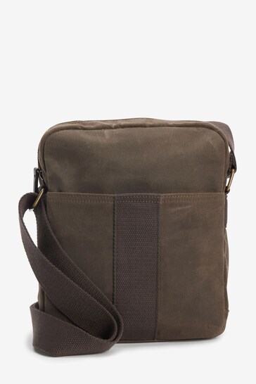 Buy Waxed Cross-Body Messenger Bag from the Next UK online shop