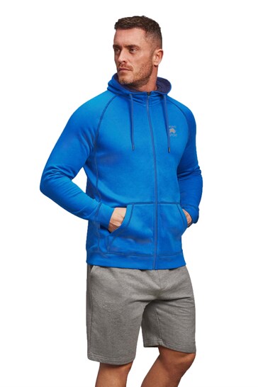 Raging Bull Blue Zip Hoodie