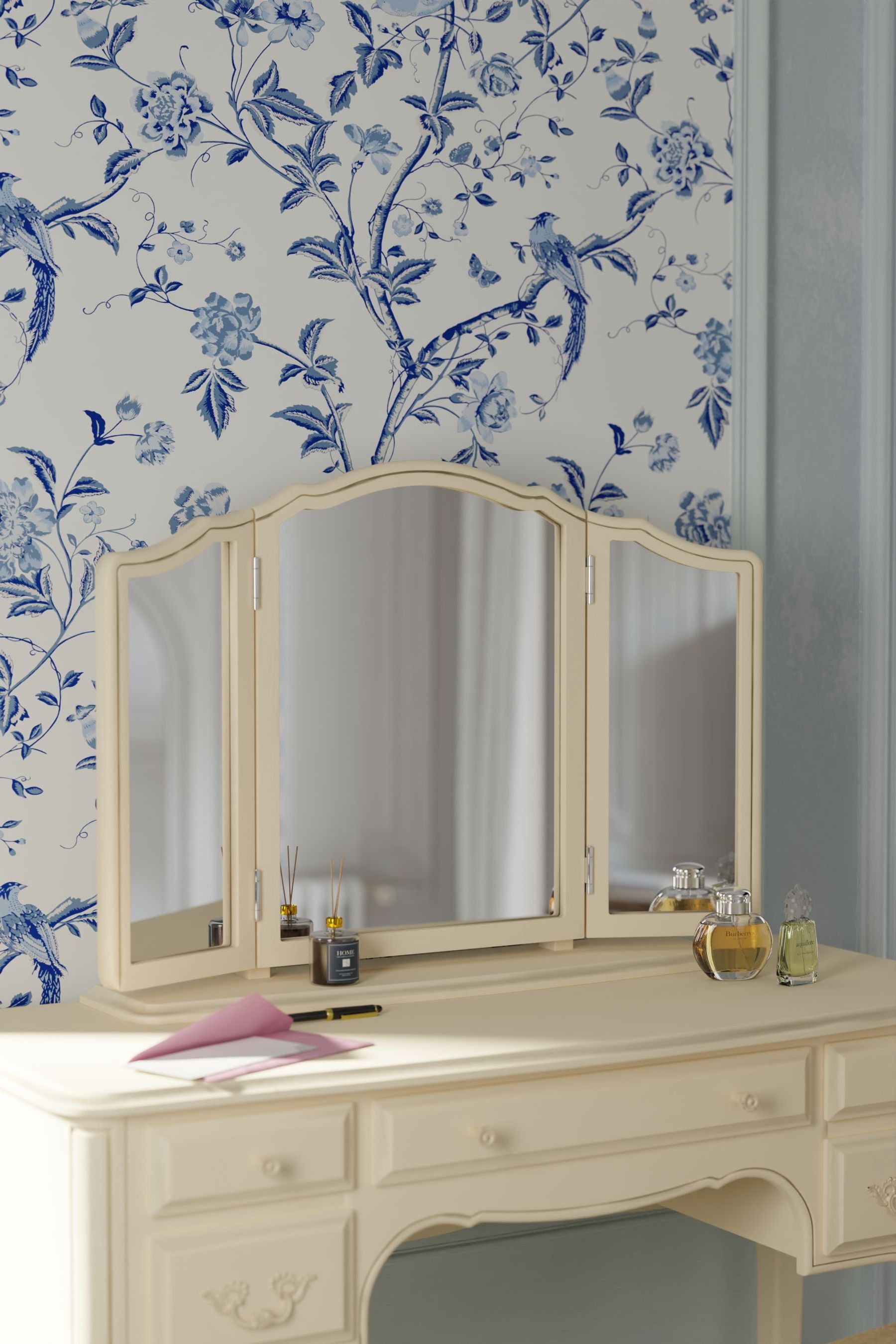 Buy Laura Ashley Ivory Provencale Dressing Table Mirror from the Next