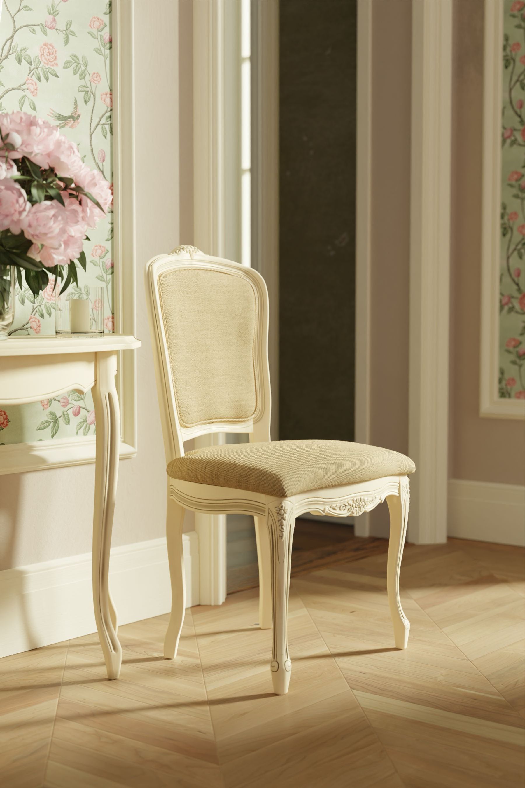 Buy Laura Ashley Set of 2 Ivory Provencale Dining Chairs from the Next