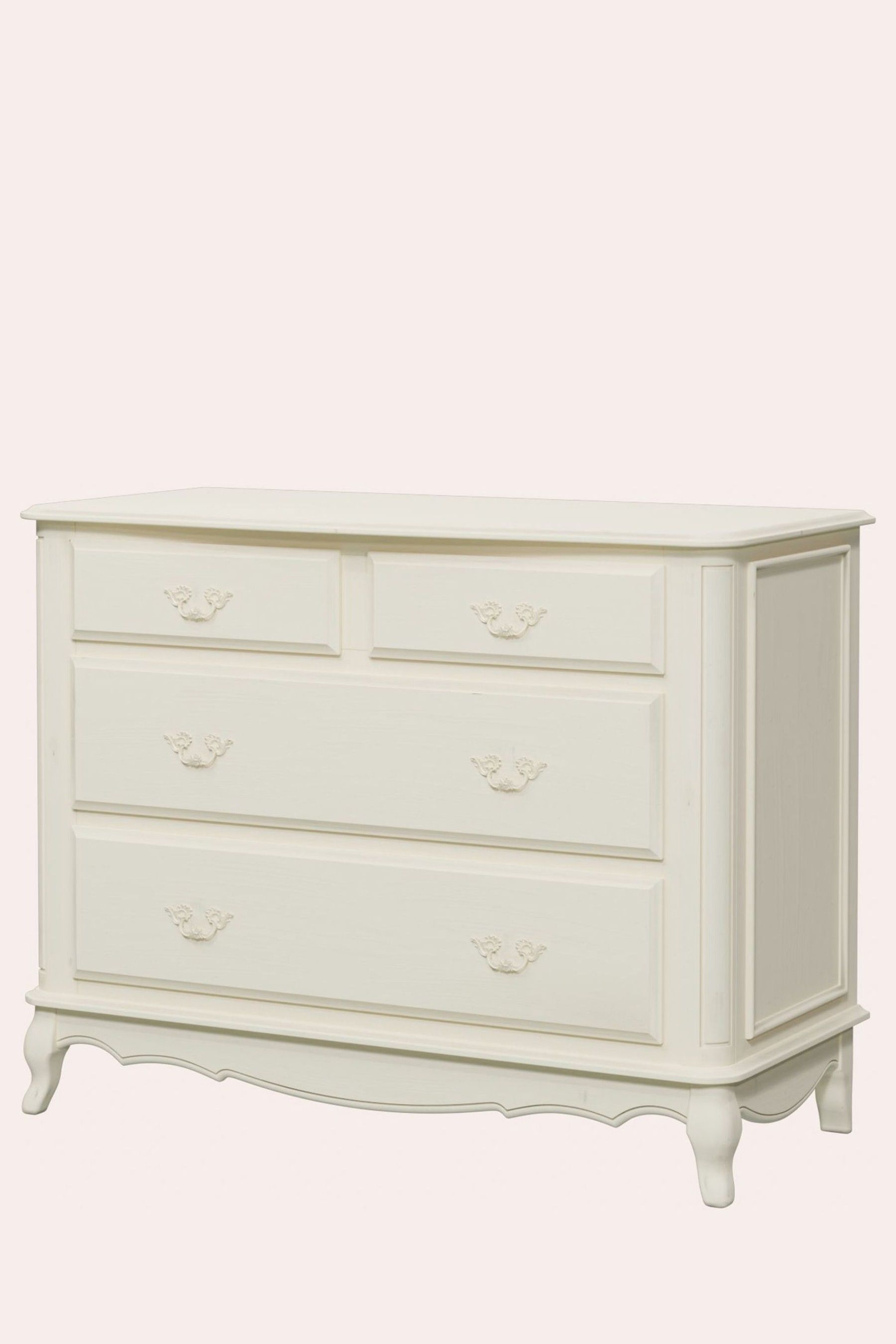 Buy Laura Ashley Ivory Provencale Chest Of 4 Drawers from the Next UK