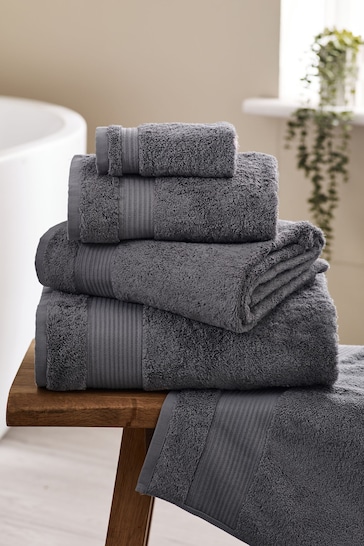 Charcoal Grey Egyptian Cotton Towel