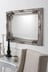 Gallery Home Silver Carved Louis Mirror
