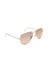 Ray-Ban® Rose Gold Aviator Large Metal Sunglasses