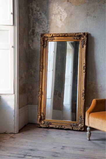 Gallery Home Gold Oxford Leaner Mirror