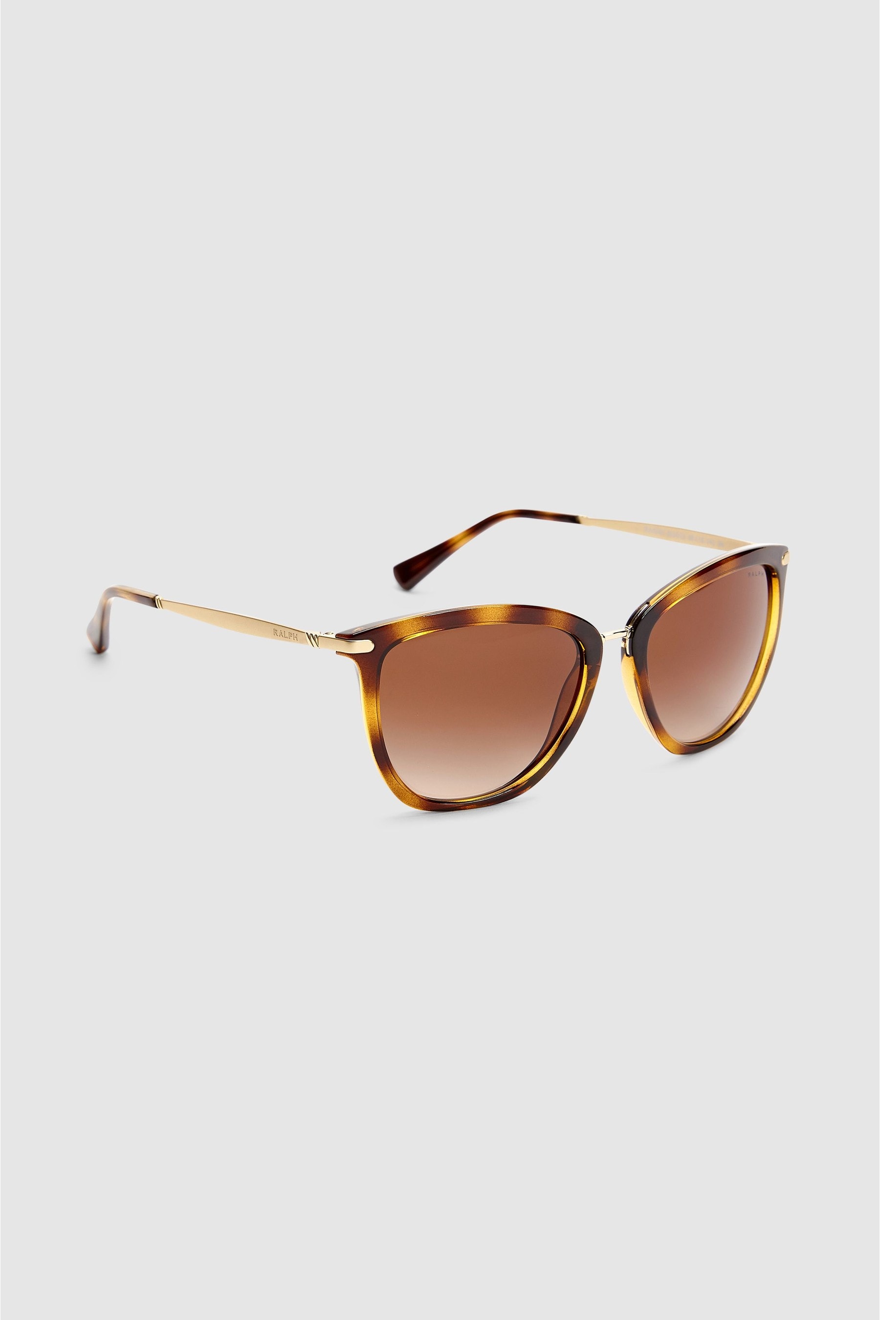 Buy Ralph by Ralph Lauren Tortoiseshell Effect Gold Arm Sunglasses from ...