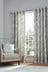 Sage Green Parterre Lined Eyelet Curtains
