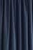 Midnight Blue Stephanie Blackout Lined Blackout/Thermal Pencil Pleat Curtains