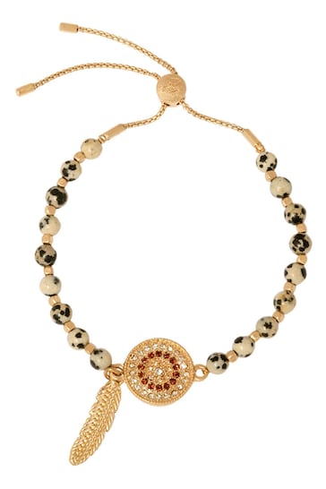 Bibi Bijoux Gold Tone Dreamcatcher Friendship Bracelet