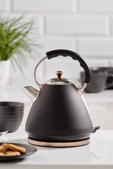 Black/Copper Pyramid Kettle