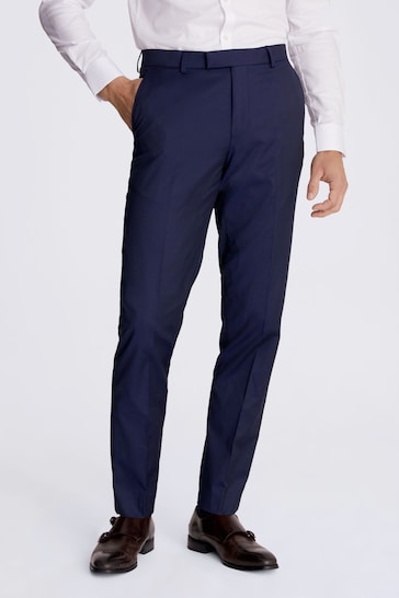 MOSS Ink Stretch Tailored Fit Suit: Trousers