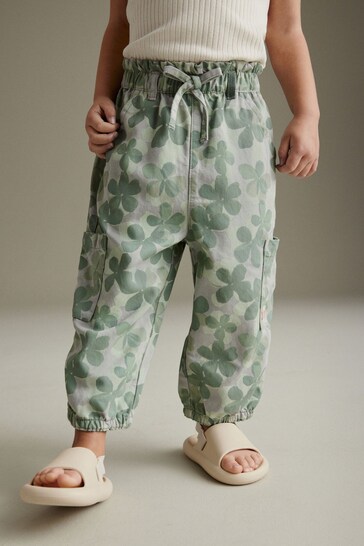 Mint Green Cargo Trousers (3mths-7yrs)