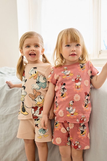 Pink/ Rust Minnie Mouse License Pyjamas 2 Pack (9mths-10yrs)