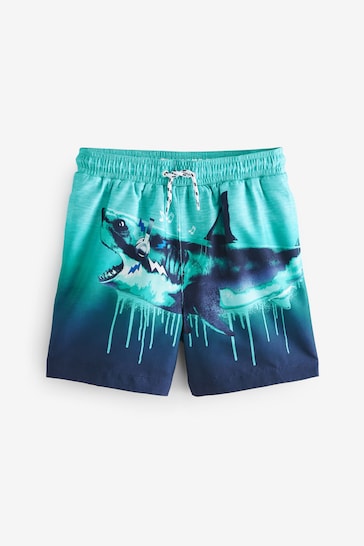 Buy Aqua Shark Printed Swim Shorts (3-16yrs) from the Next UK online shop