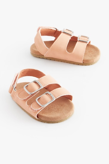 Tan Brown Corkbed Baby Sandals (0-24mths)