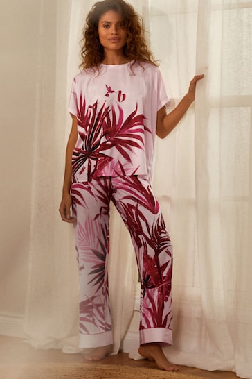 B by Ted Baker Satin Jersey Viscose Pyjama Set
