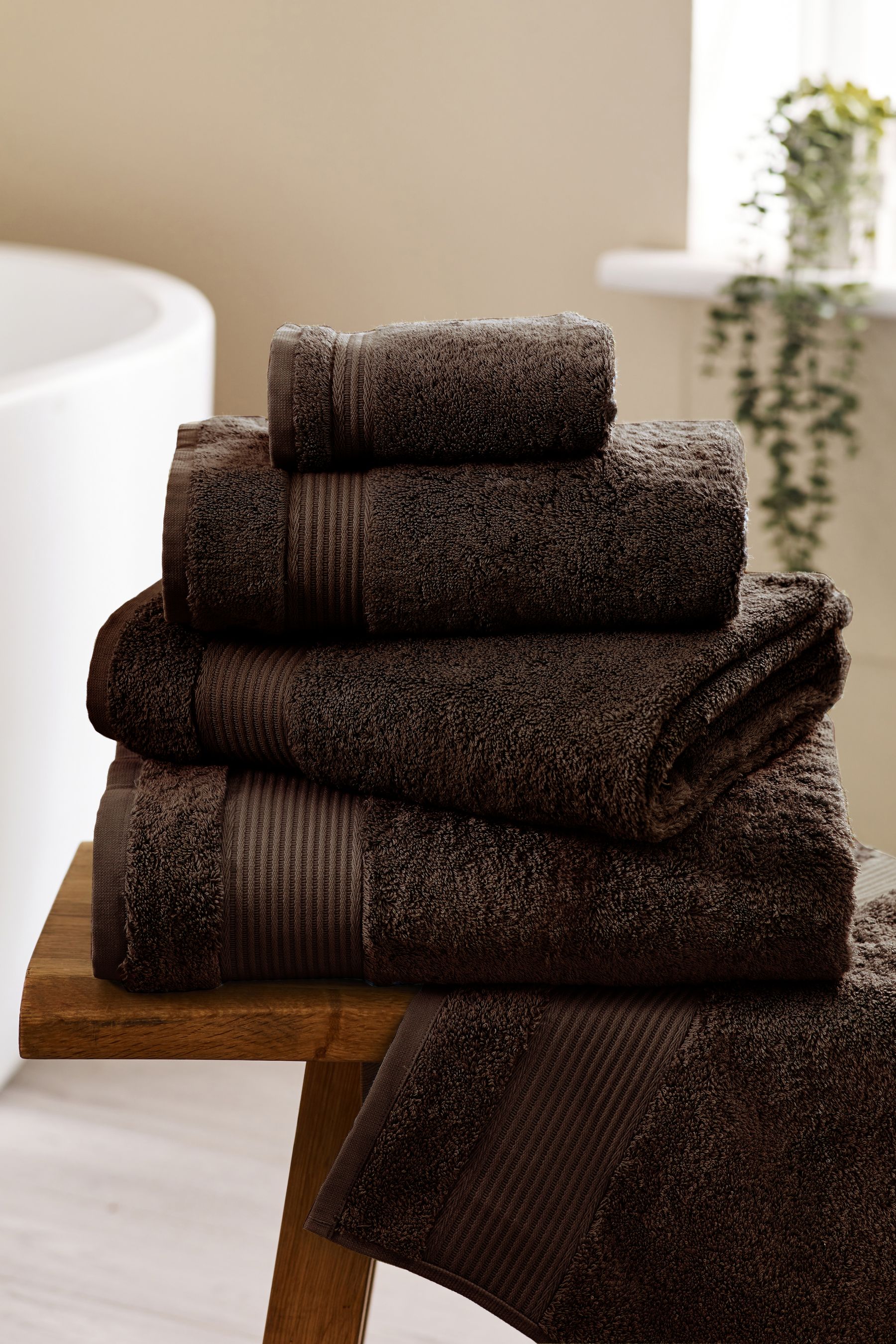 Buy Chocolate Brown Egyptian Cotton Towel from the Next UK online shop