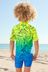 Dip Dye Dinosaur Sunsafe All-In-One Swimsuit (3mths-7yrs)