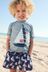 Vans Ever Ride Mens Board Shorts 2-Piece Rash Vest And Shorts Set (3mths-7yrs)