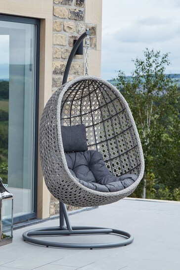 Pacific Grey Garden Single Hanging Chair