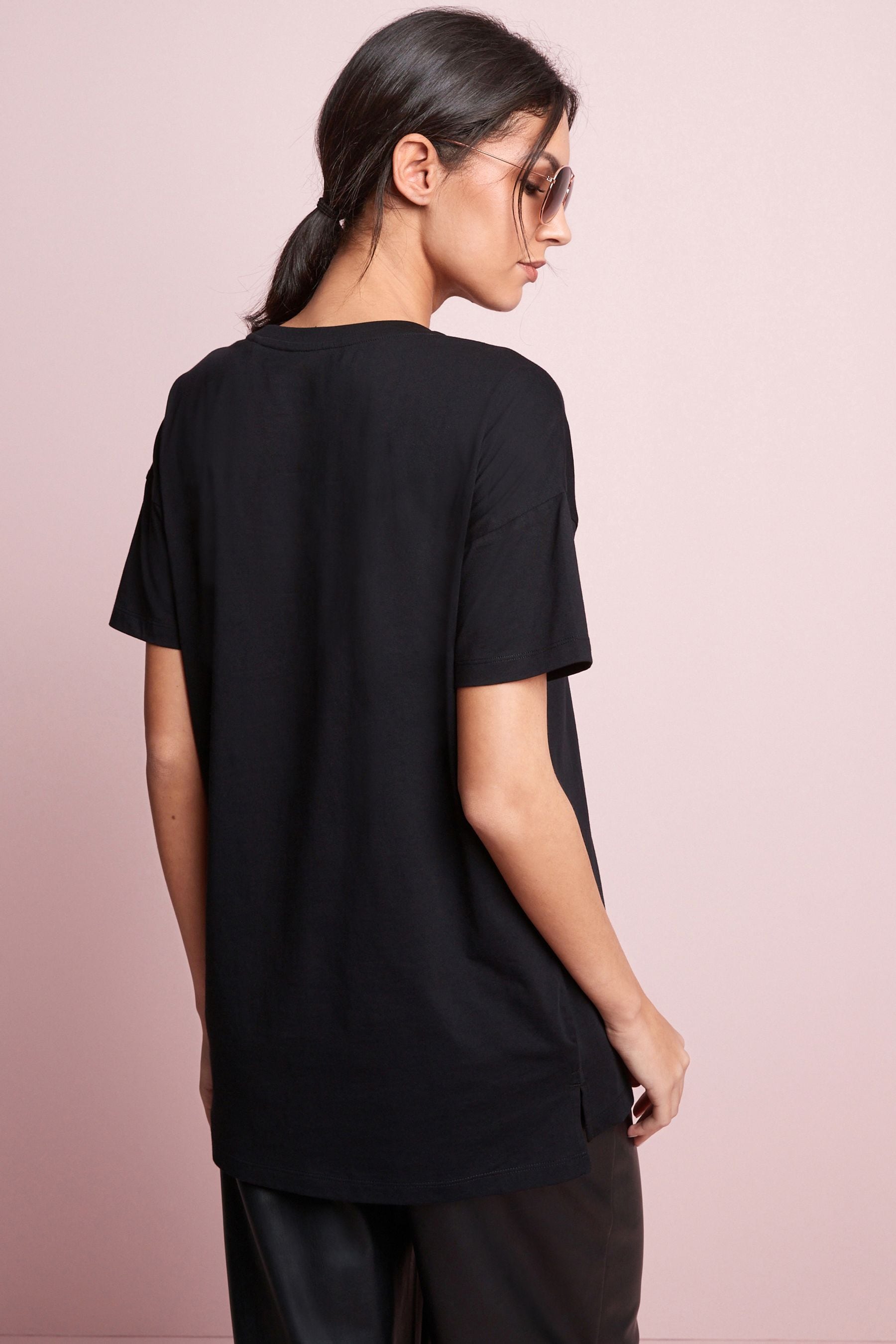 Black Oversized T Shirt
