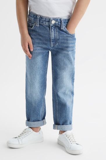 New Look Jeans mit geradem Beinschnitt in Blassgrau