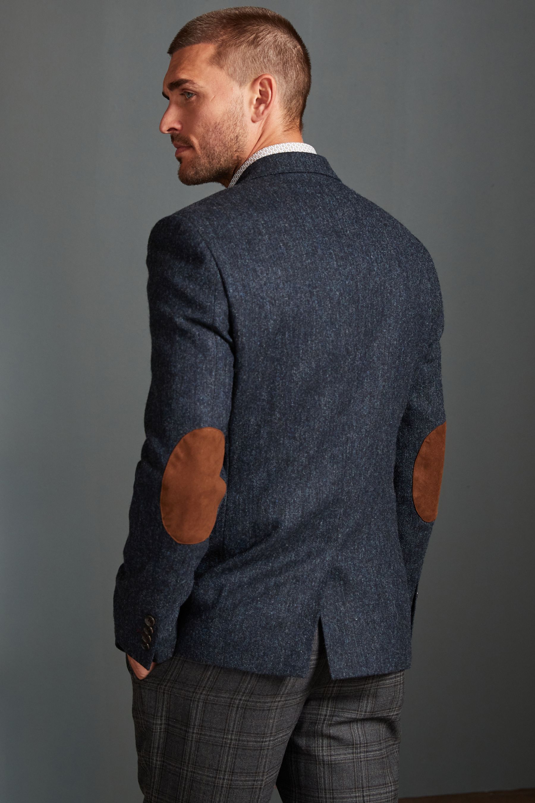 Mens Blazer With Elbow Patches Cheap Colab