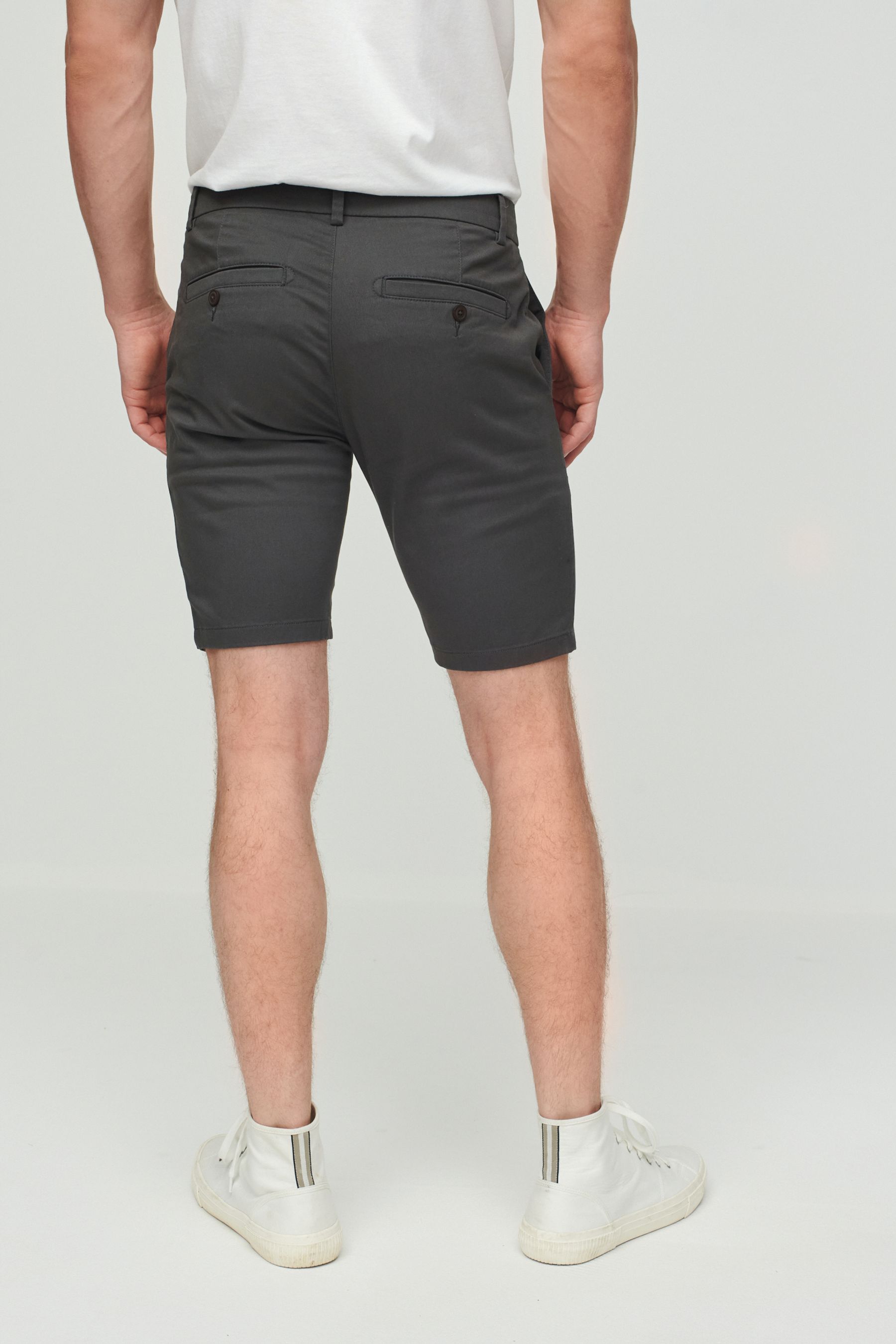 Grey hot sale chino shorts