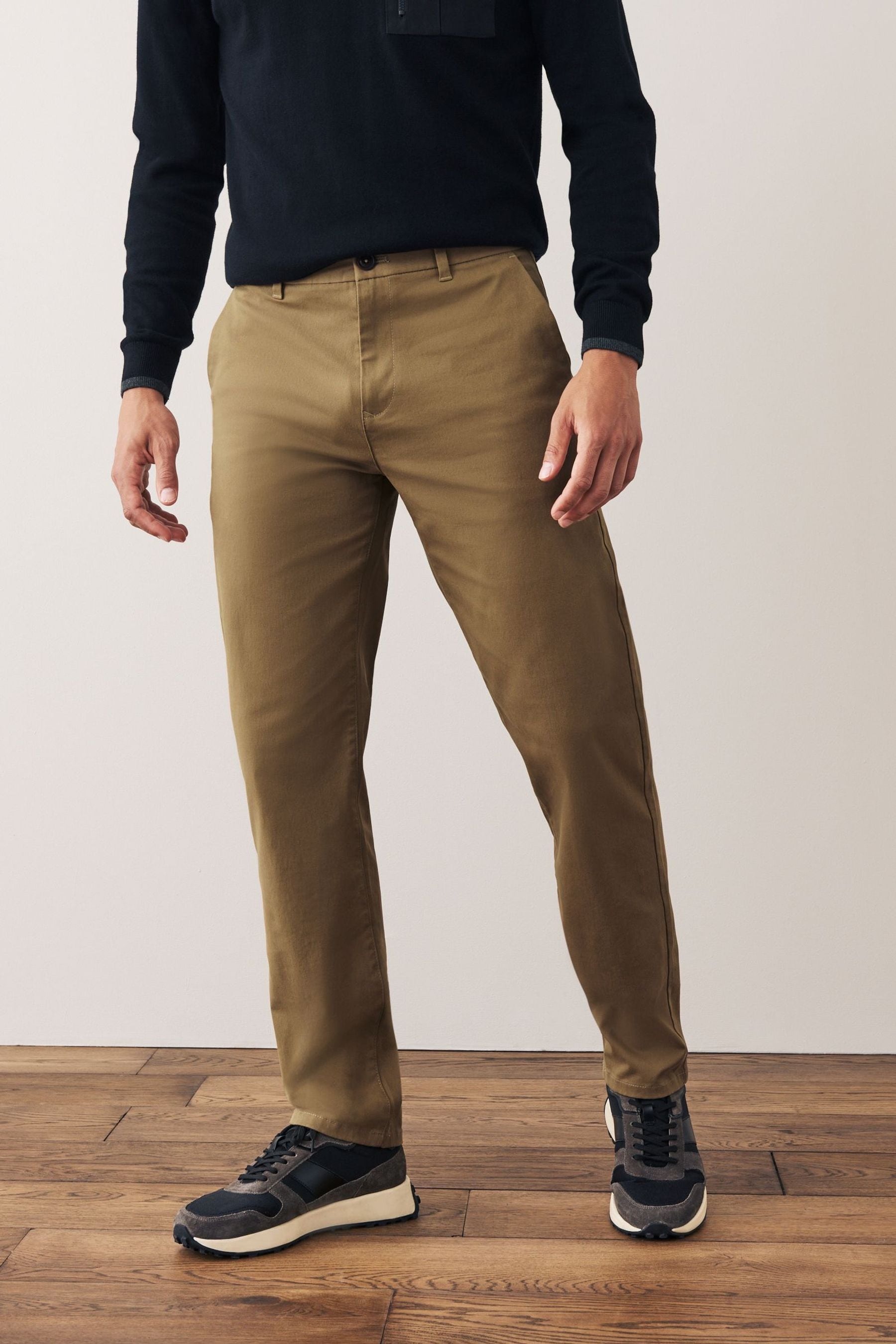Tan shop chinos men