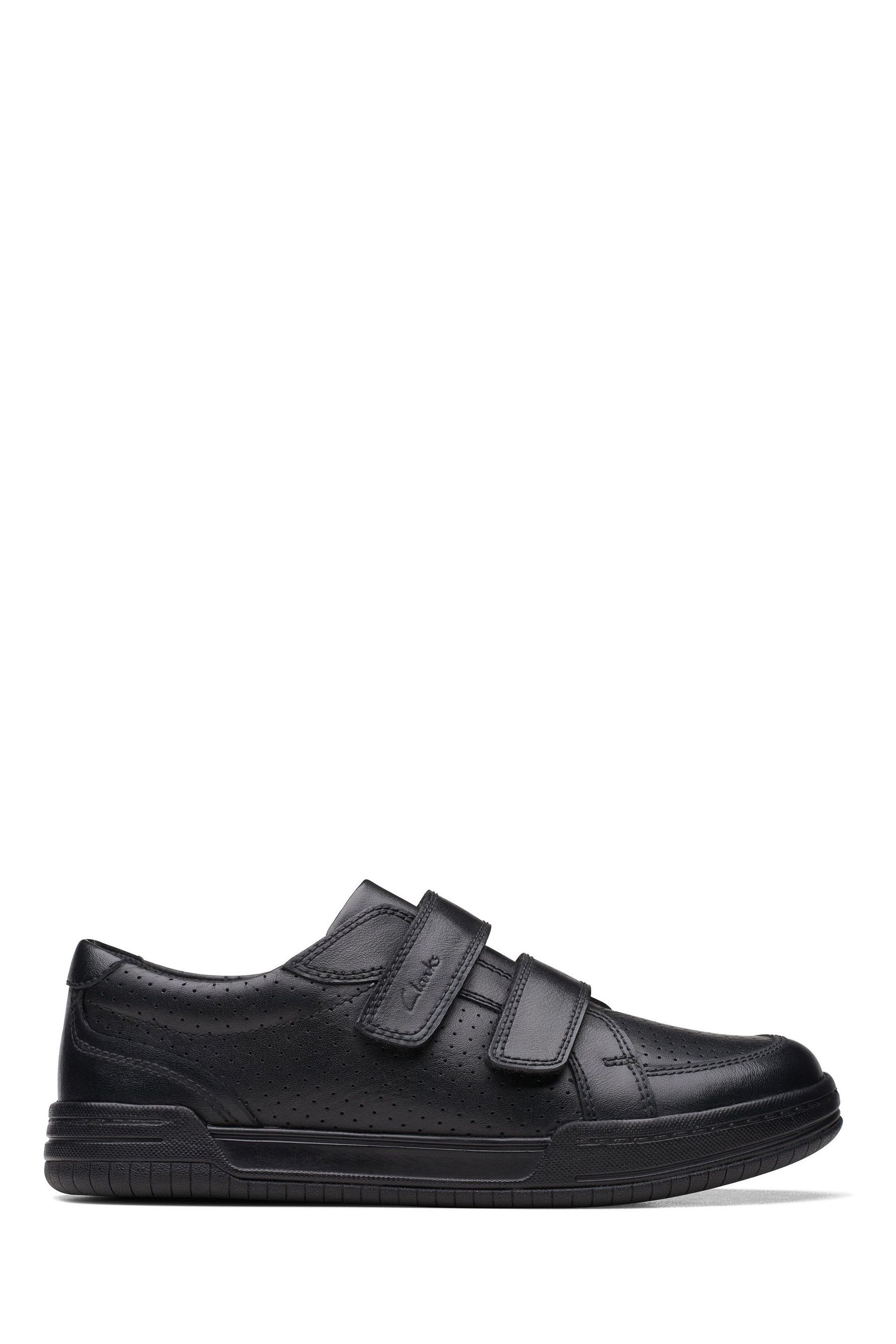 Buy Clarks Black Multi Fit Leather Fawn Strap Shoes from the Next UK ...