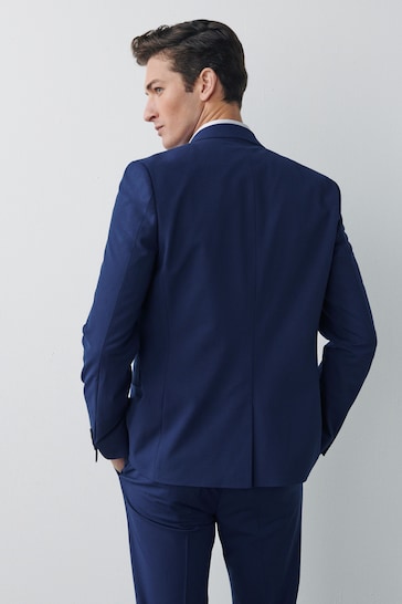 Bright Blue Skinny Motionflex Stretch Suit Jacket