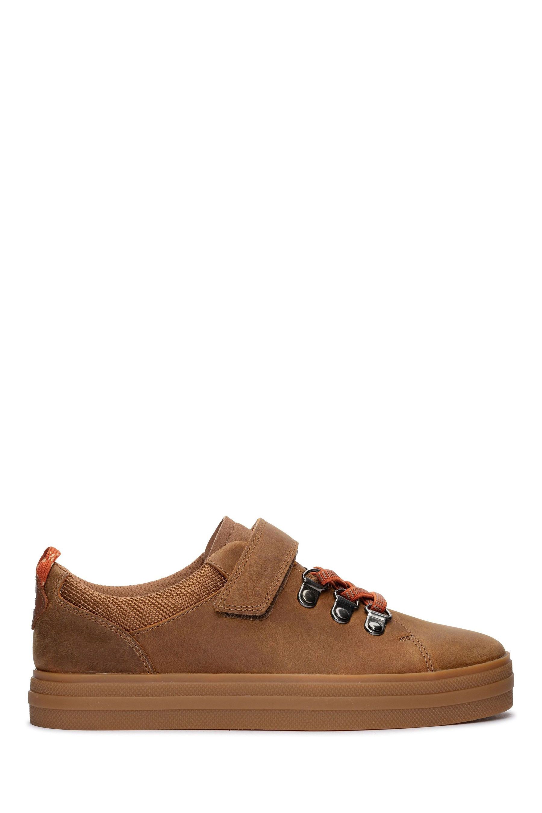 Clarks Brown Nova Bar Kids Shoes