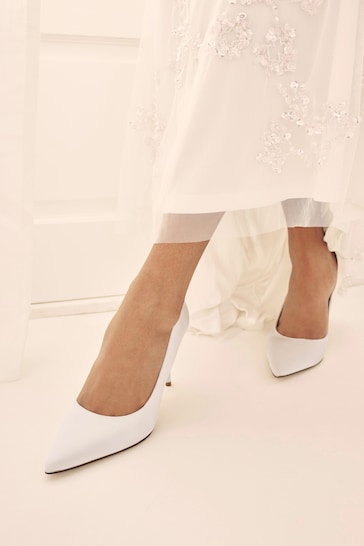 Ivory White Forever Comfort® Wedding Court Bridal Shoes