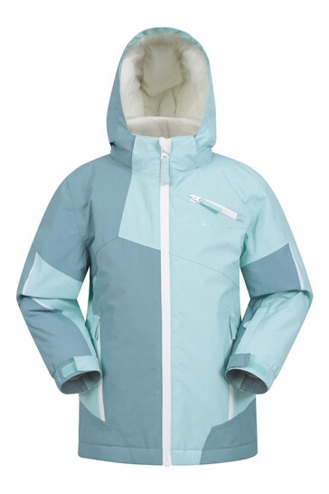 Mountain Warehouse Teal Sub Zero Kids Extreme Waterproof Ski Jacket