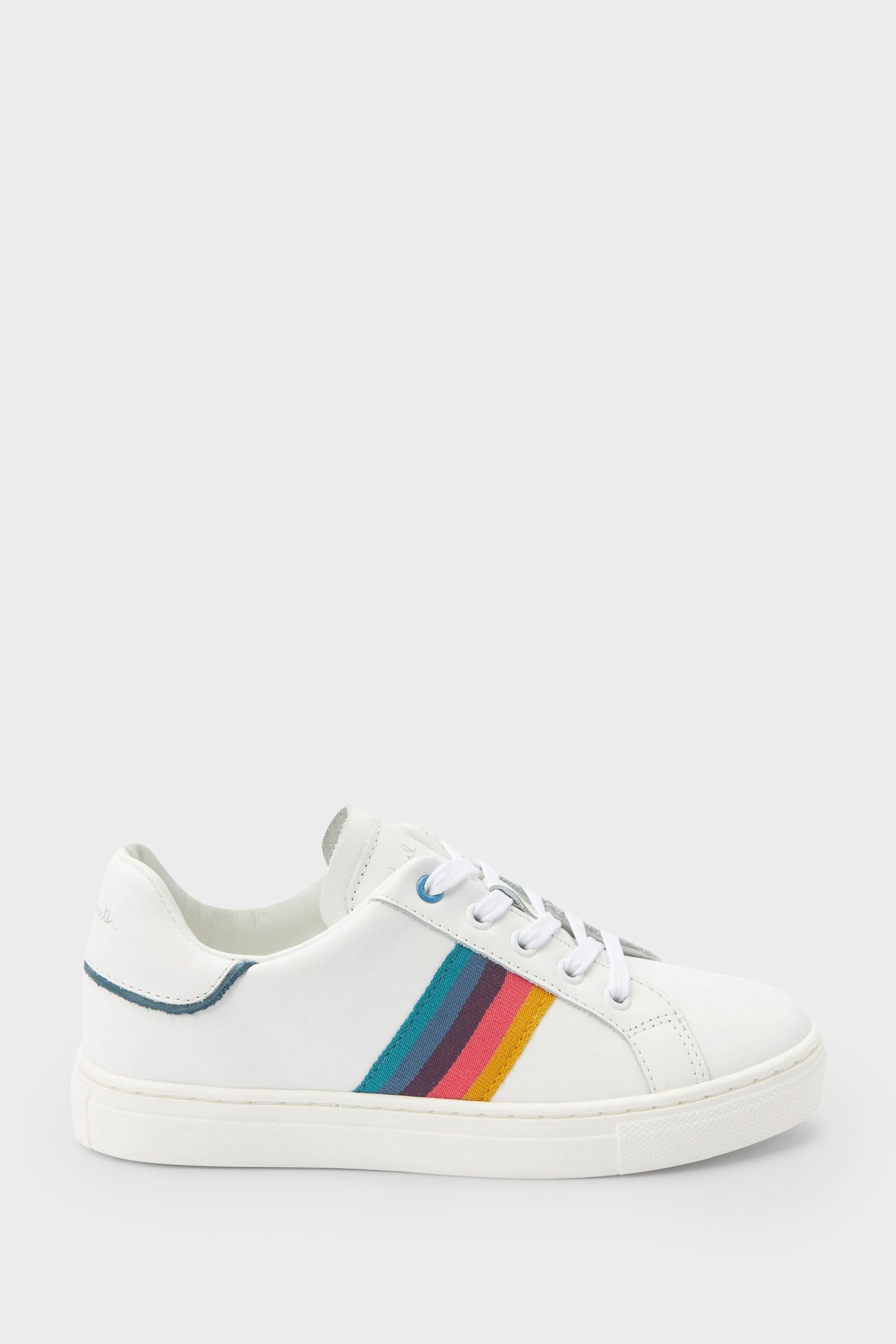 Rainbow outlet stripe trainers