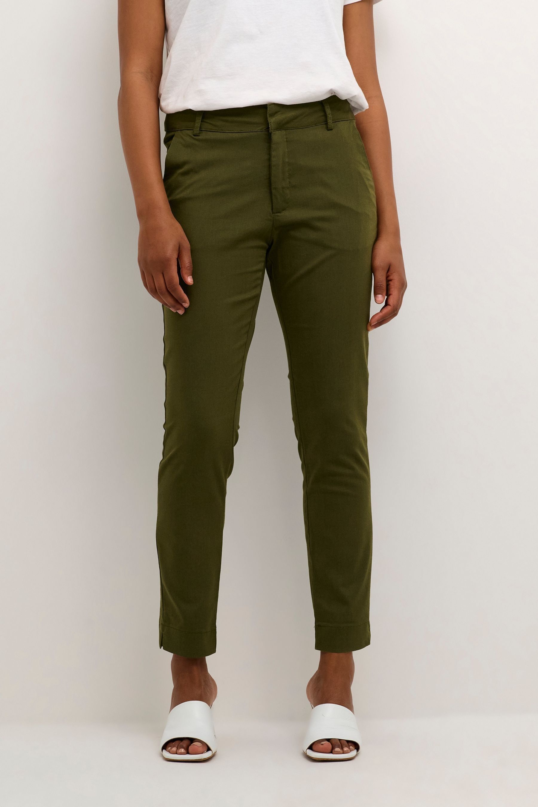 Buy Kaffe Lea Chino 7/8 Trousers from the Next UK online shop