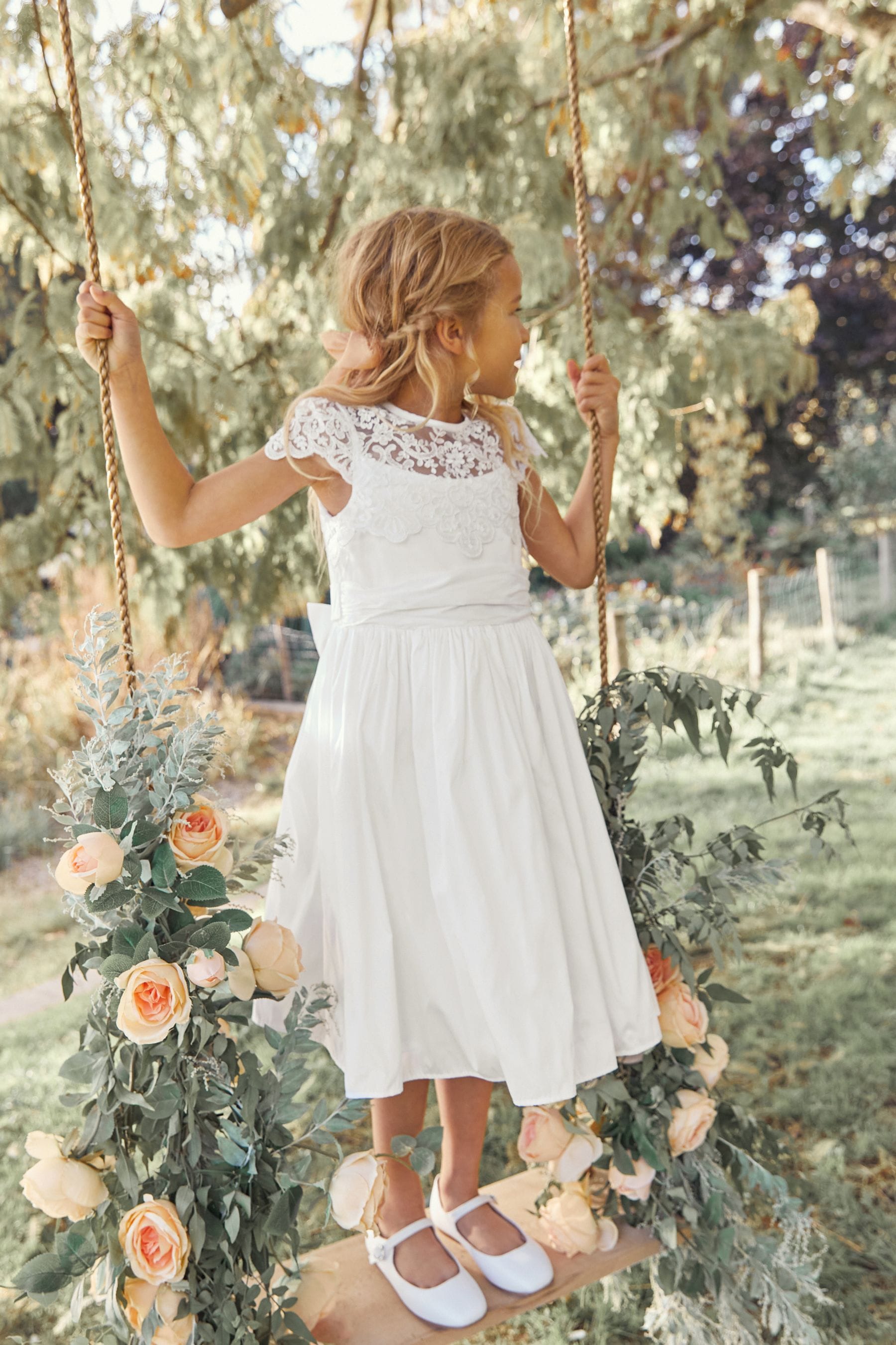 Next white lace dress online