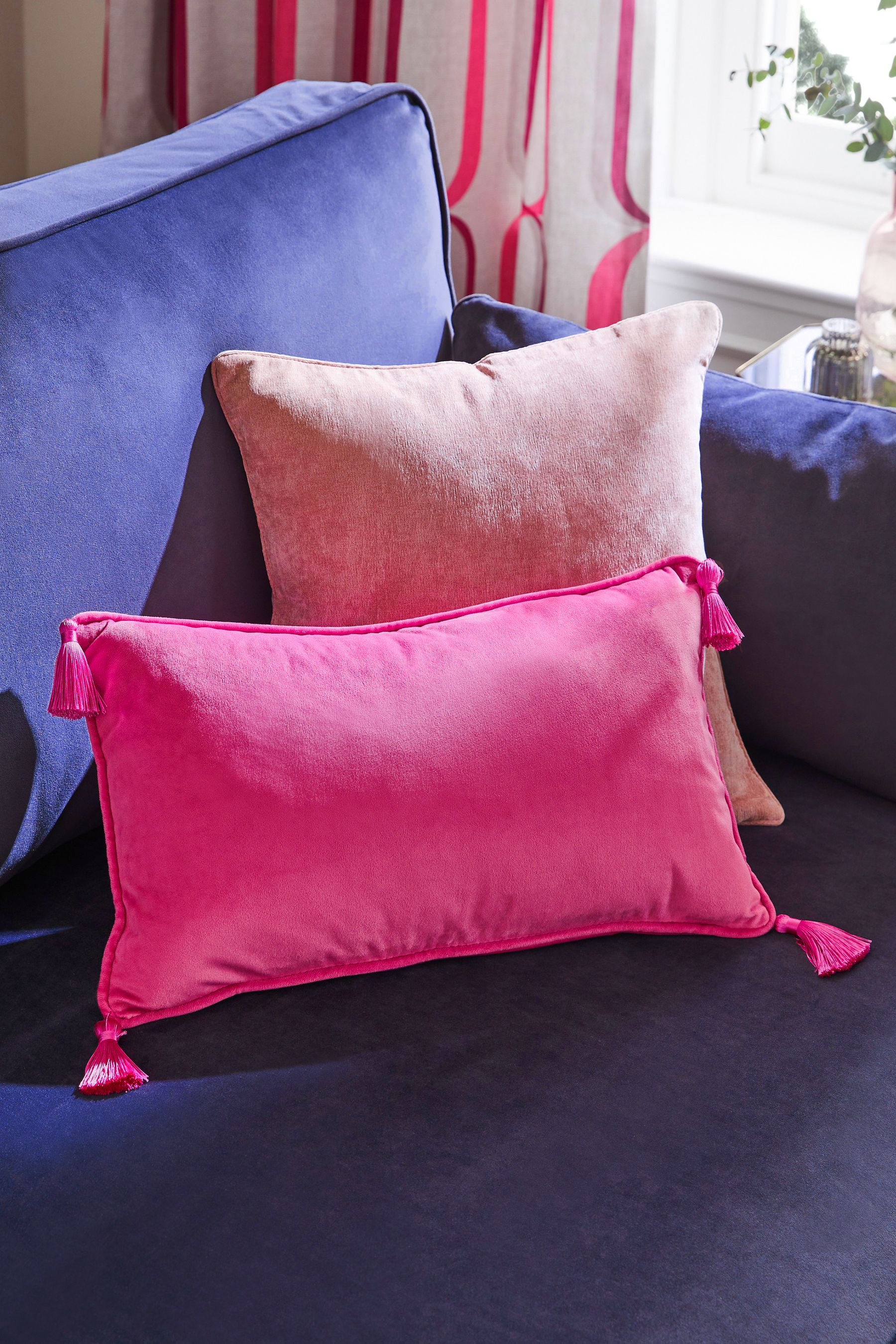 Pink deals cushions next