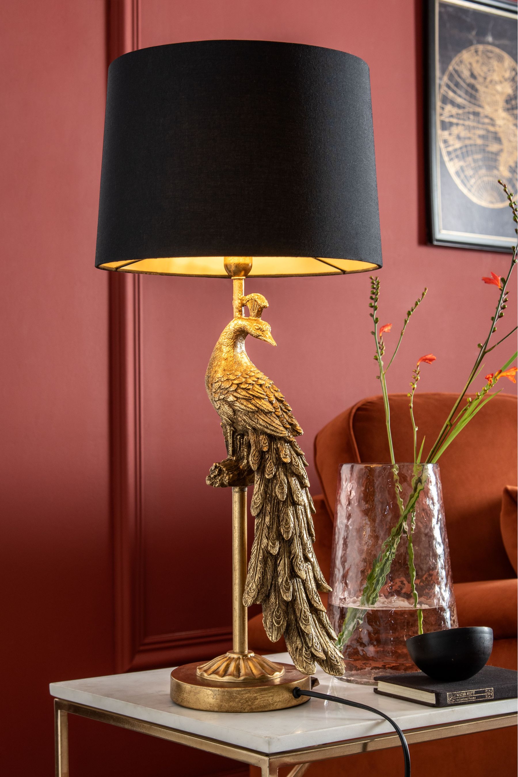 Peacock hot sale lamp next