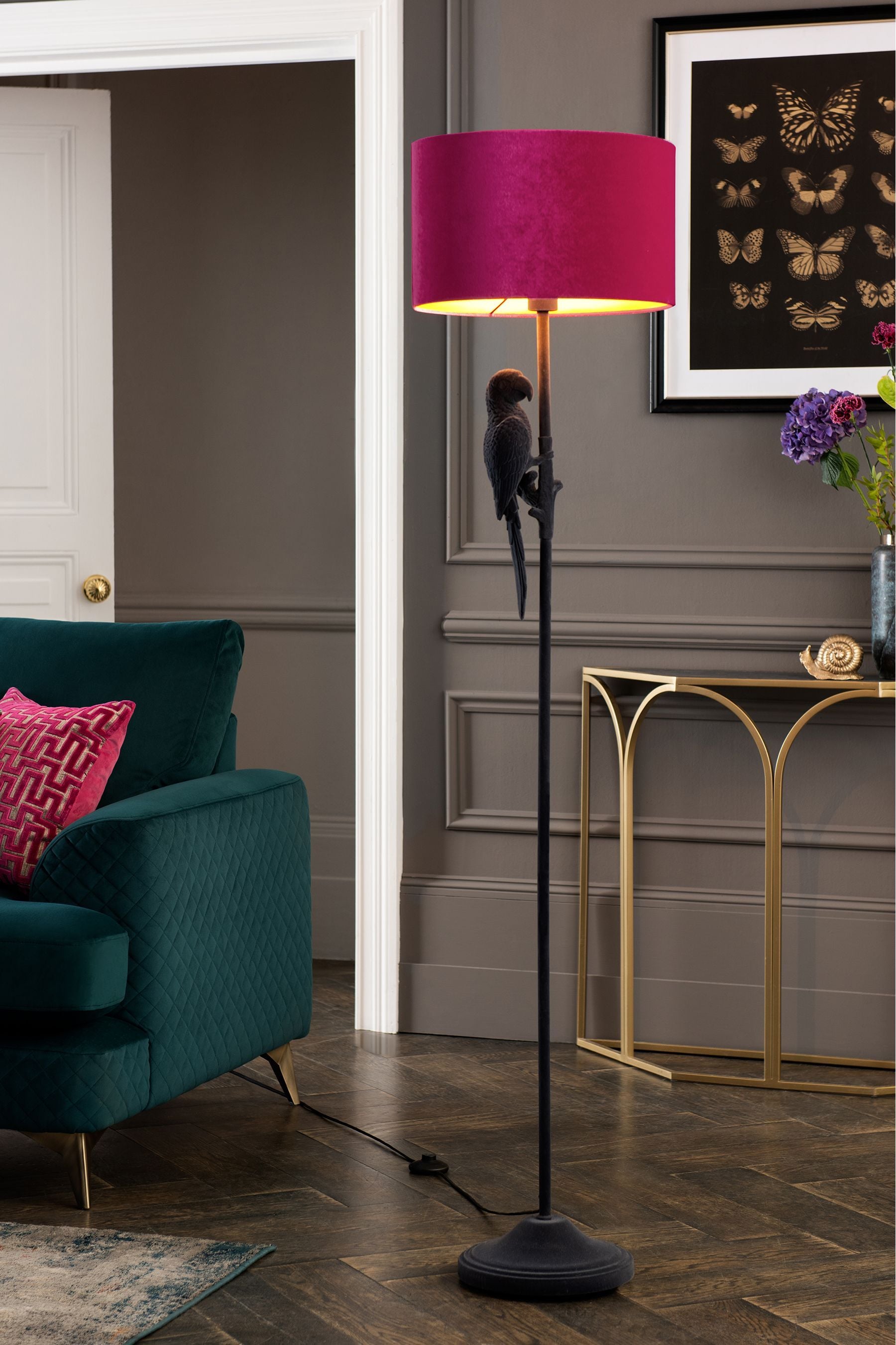 Floor lamp best sale bird