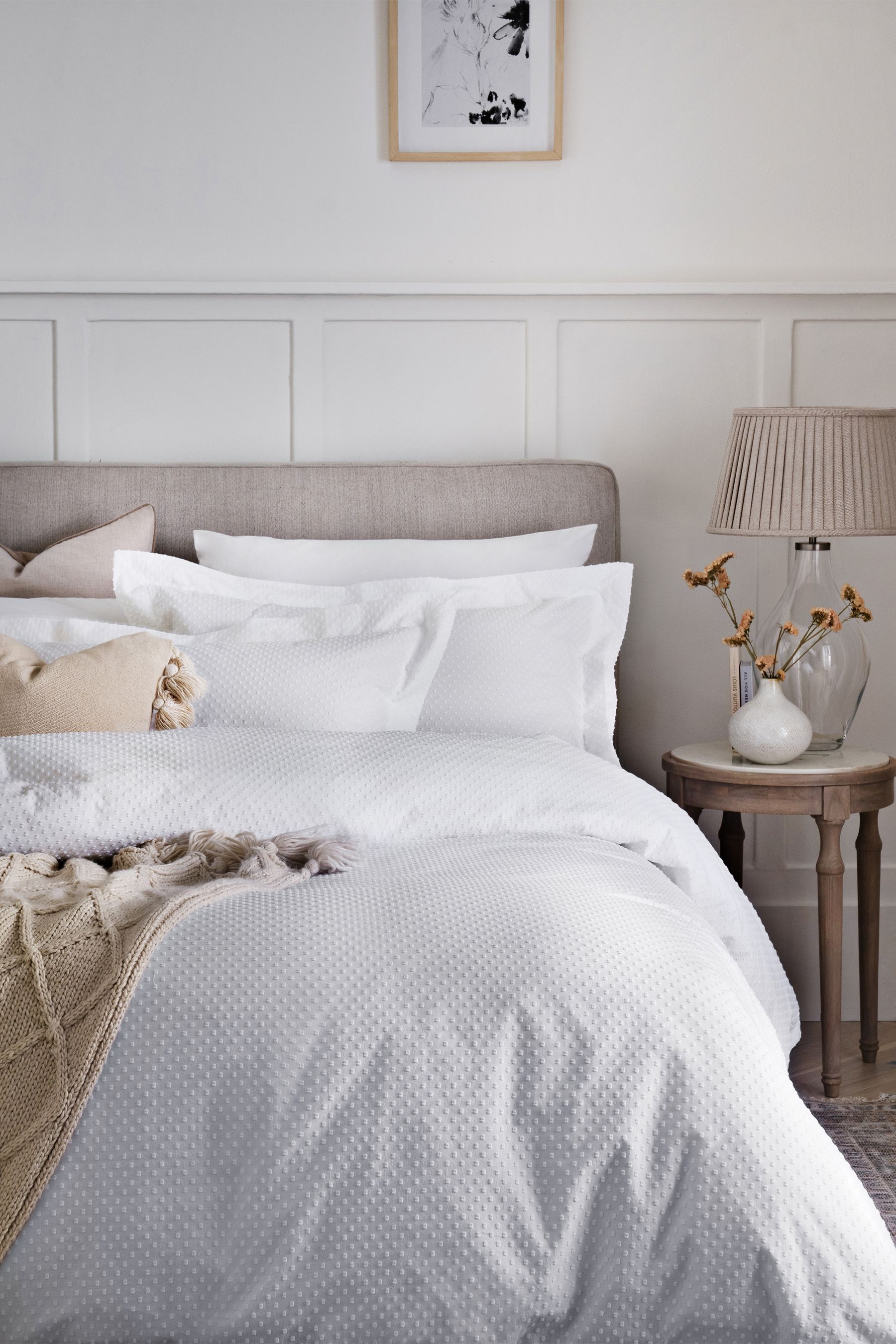 White bedding store next