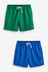 Cobalt Blue/Tennis Green 2 pack Swim Shorts