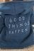 Navy Blue Slogan Lightweight Jersey Baby Jacket Blue (0mths-3yrs)