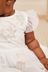 White Embellished Mesh Baby Dress (0mths-2yrs)