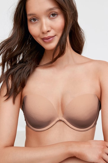 Buy Nude Clear Back Smoothing Strapless Bra from the Next UK