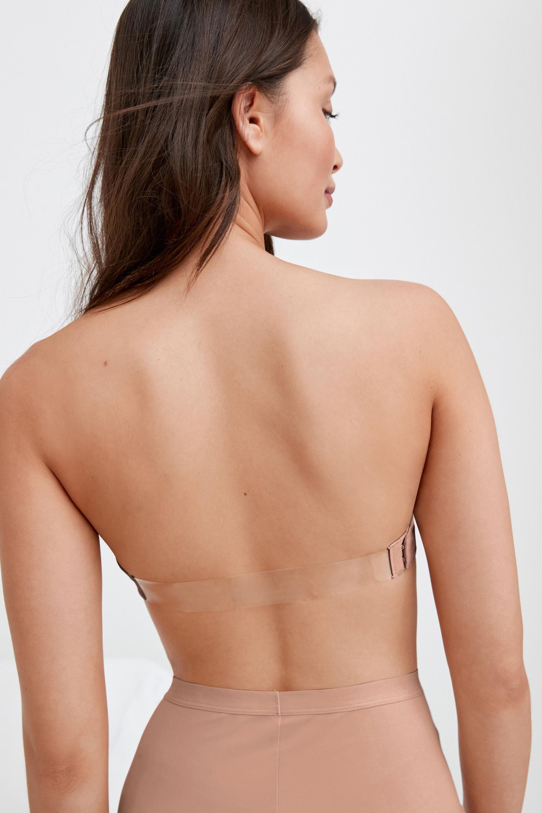 Clear shop strap bra