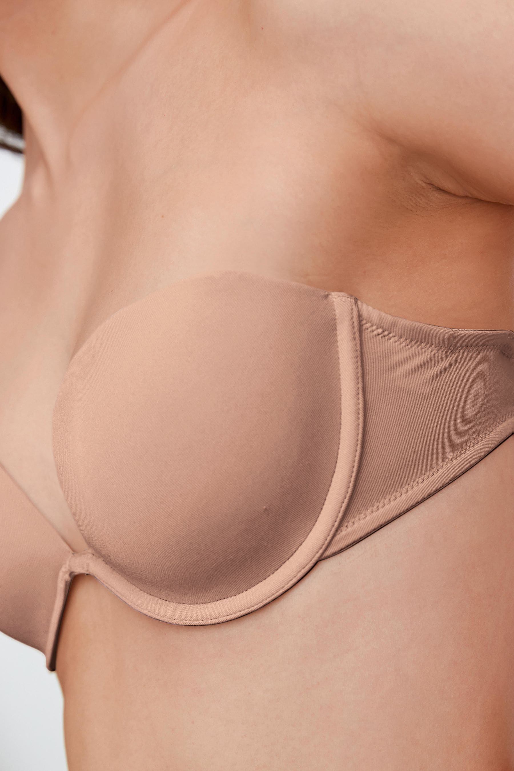 White clear back bra store
