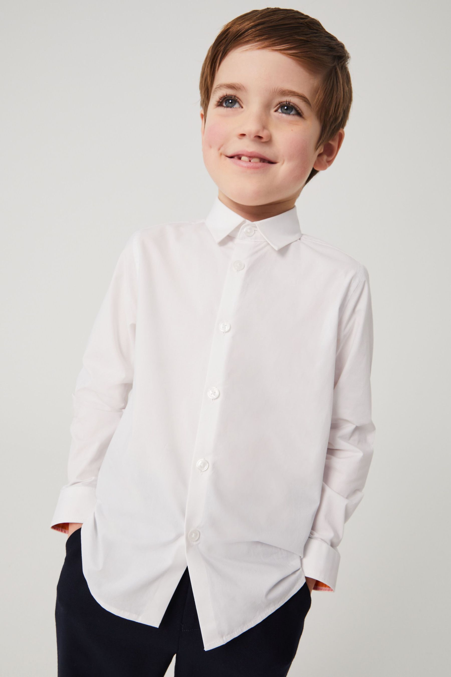 Paul Smith Junior Boys White Formal Shirt