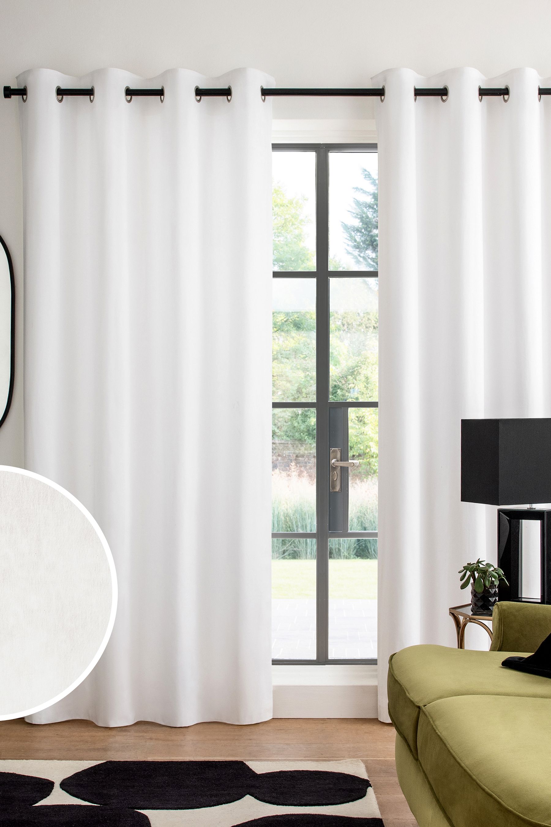 White curtains hot sale